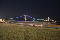 明石海峡大橋（夜）